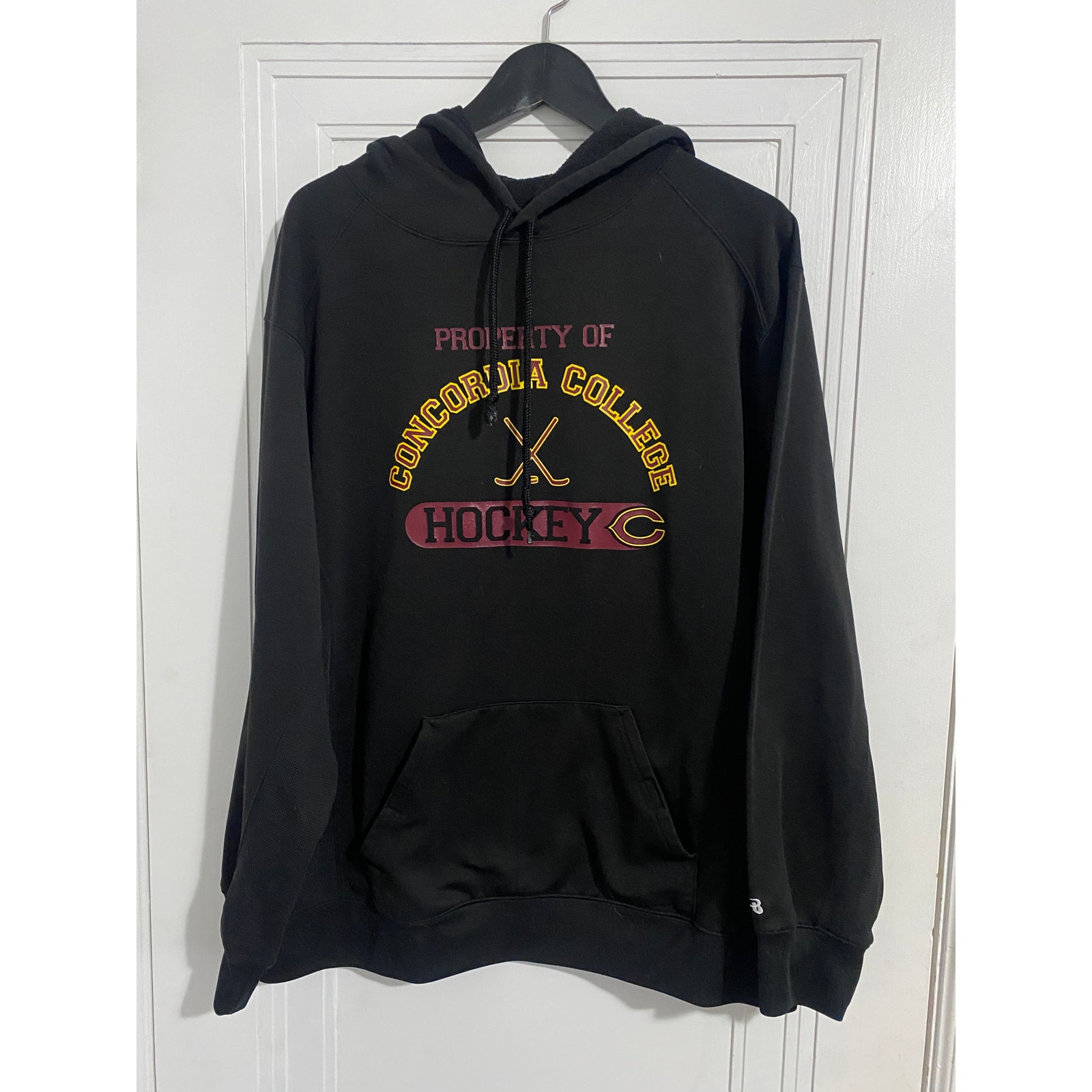Concordia College Cobbers Hockey Hoodie Sweatshirt Size Large